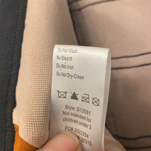 Weissman dance costume Orange sequin fringe flapper Clap Clap D12551 IC 7/8 - Picture 7 of 10